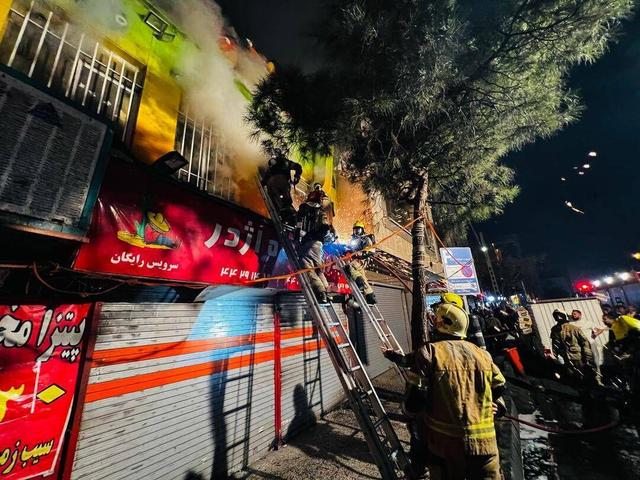 آتش سوزی مرگبار در صادقیه تهران