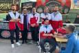 خدمت‌رسانی کانون هلال‌احمر دانشگاه آزاد بندرعباس در مراسم سالروز شهادت حضرت زهرا(س)  