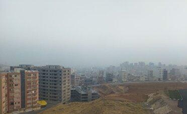 گنبد دود در آسمان مهاباد