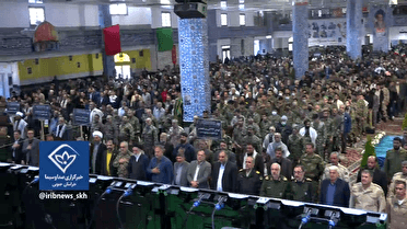 نمایش اقتدار فدائیان ولایت در همایش اقتدار بسیجیان