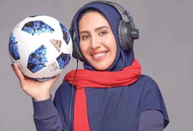 گزارش بازی رئال با صدا و ادبیات خاص زن ایرانی + ویدئو | چقدر ناز توپ رو می‌گیره و ...