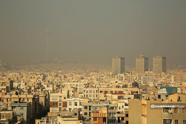 تهران آلوده‌ترین شهر جهان شد | عکس