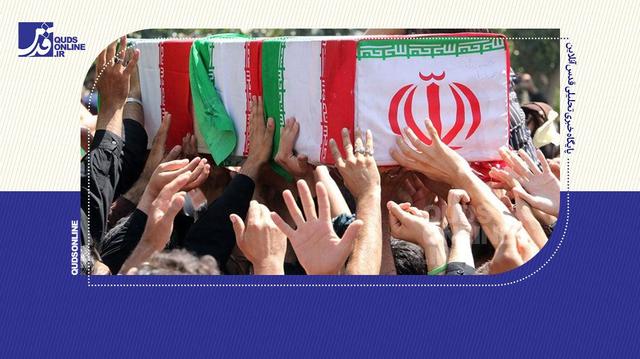 روضه مادر در مراسم بدرقه شهدای گمنام