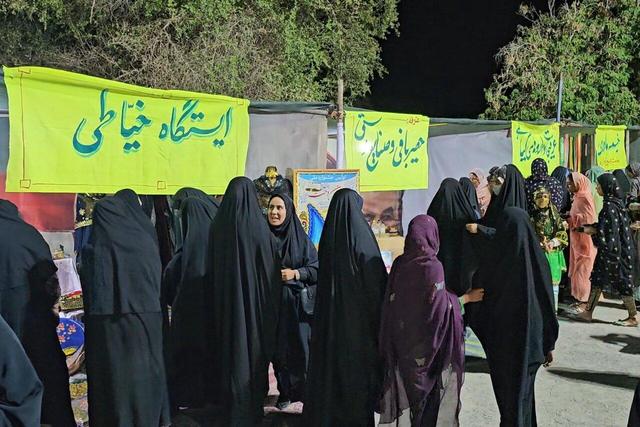 نمایشگاه عرضه محصولات اقتصاد مقاومتی در بخش شمیل