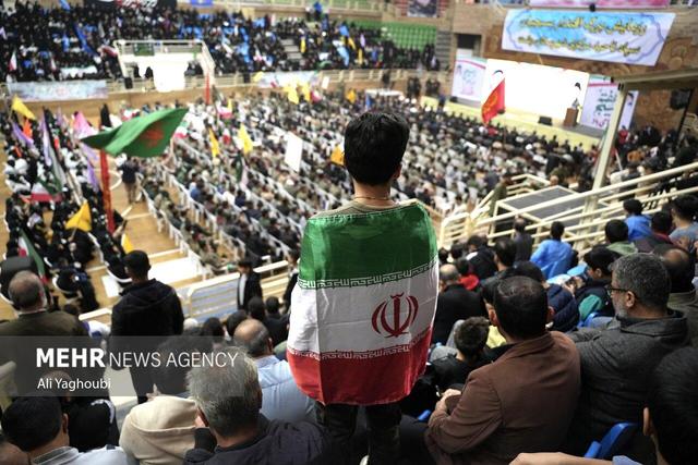 اجتماع بزرگ بسیجیان در رشت