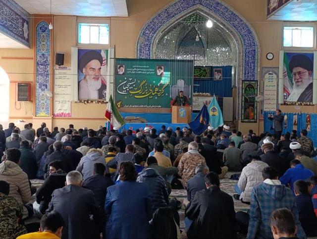 گردهمایی بزرگ اقتدار بسیج شیروان برگزار شد