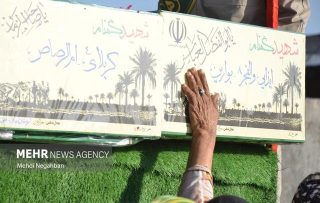 تشییع شهید گمنام در محلات رودان