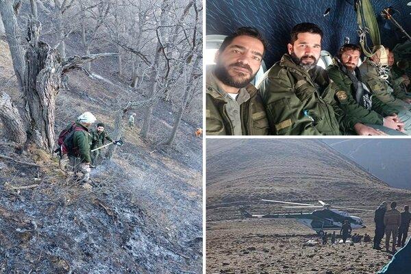 اعزام دو گروه محیط ‌بانان تهرانی برای مهار آتش ‌سوزی جنگل های هیرکانی