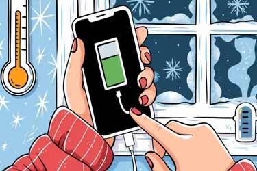 چرا باتری گوشی در زمستان سریع‌تر خالی می‌شود؟