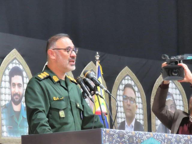 فرمانده سپاه بروجرد: اسراییل به زودی حذف خواهد شد