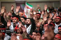 مراسم روز بسیج در حسینیه امام خمینی (ره)