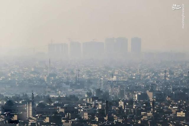 تصویری از آلودگی شدید هوا در بغداد