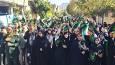 راهپیمایی دختران فاطمی در رامیان
