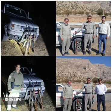 دستگیری شکارچیان غیر مجاز در چگنی