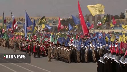 رزمایش بسیجیان به مناسبت هفته بسیج