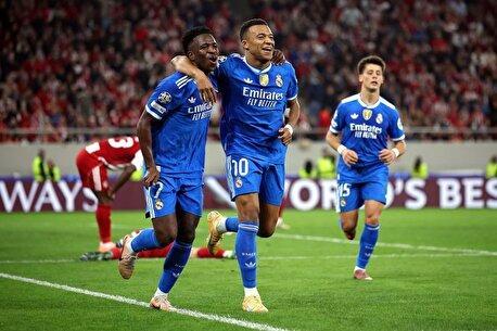 المپیاکوس 3-4 رئال مادرید/ امباپه پوکر کرد تا رئال پیروز شود/ طارمی به رئال گل زد!