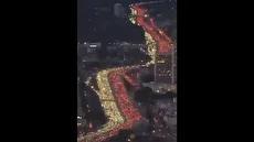 ترافیک سنگین لسآنجلس در روز شکرگزاری (فیلم)