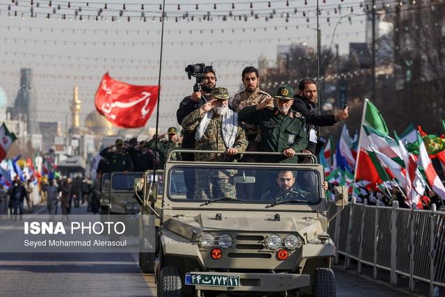 نمایش اقتدار بسیجیان - مشهد
