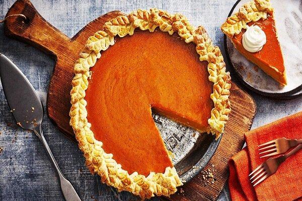 آموزش شیرینی پزی / طرز تهیه پای کدو حلوایی با رنگ و طعم عالی