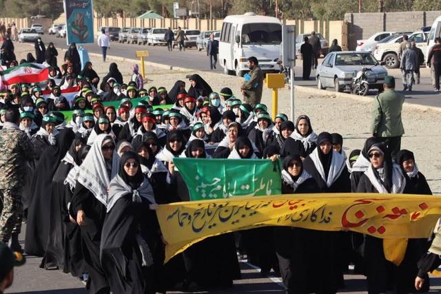 رزمایش بزرگ اقتدار بسیجیان شهرستان سمنان