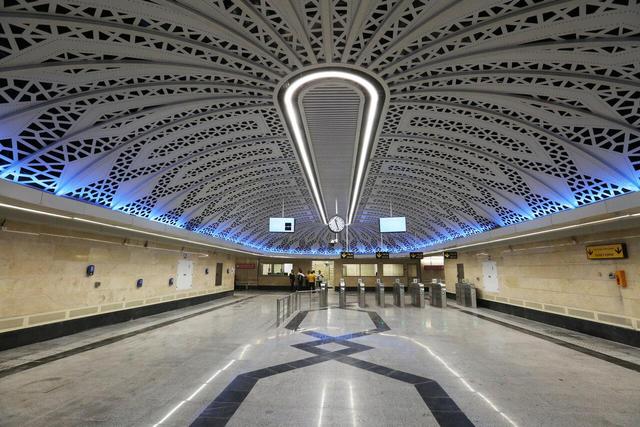 معماری خاص ایستگاه متروی مریم مقدس