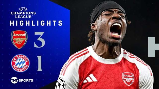 ویدیو| خلاصه بازی آرسنال ۳ - بایرن مونیخ ۱