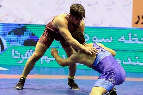 پیروزی خیبر خرم برابر ستارگان پاس هفته دوم لیگ برتر کشتی آزاد