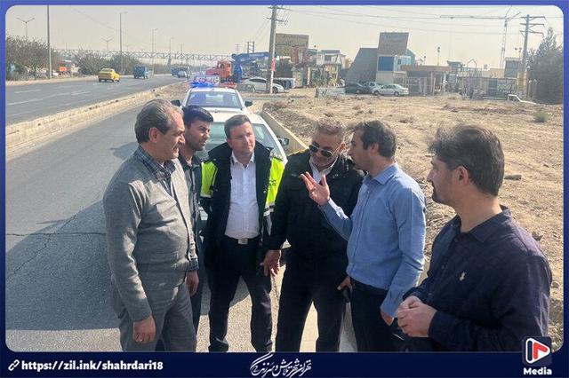 سه نقطه حادثه‌خیز درشاهراه‌های ارتباطی منطقه ۱۸ تهران ایمن‌سازی شد