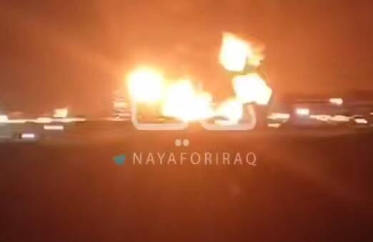 فیلم/ انفجار در یک میدان گازی در شمال عراق