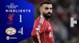 ویدیو| خلاصه بازی لیورپول ۱ - آیندهوون ۴