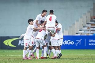 فوتبال مقدماتی زیر ۱۷ سال آسیا| پیروزی دراماتیک تیم ملی ایران برابر فلسطین