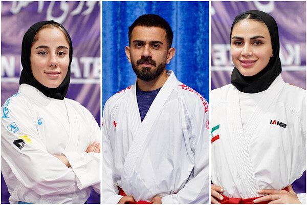راهیابی سه کاراته کای ایران به مرحله یک چهارم نهایی رقابت‌های قهرمانی