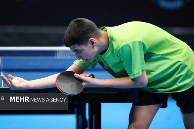 تنیس روی میز جوانان جهان؛ فرجی به جمع ٨ بازیکن برتر راه یافت