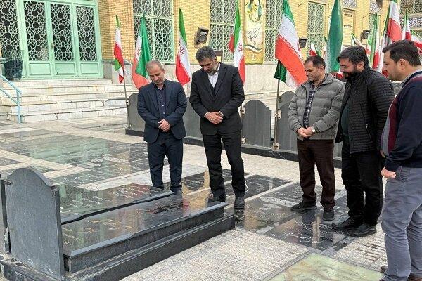 دیدار مسئول بسیج جامعه پزشکی با خانواده شهید حیدری