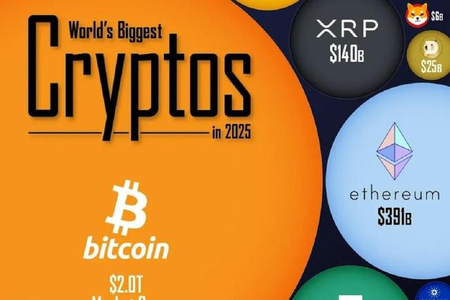 ۵۰ رمزارز برتر جهان در سال ۲۰۲۵ بر اساس ارزش بازار (+ اینفوگرافی)