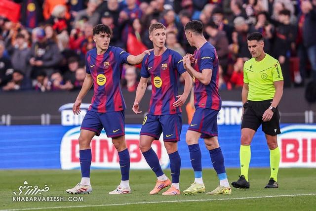 بارسلونا ۲ - آلاوس ۱/ صدرنشین لالیگا عوض شد!