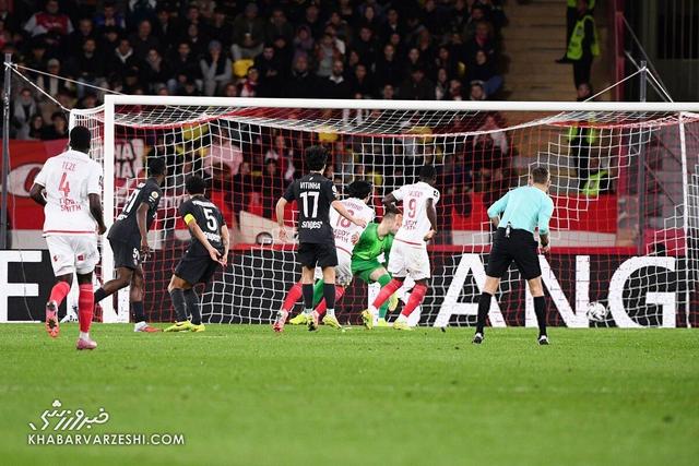 موناکو ۱ - پاری‌سن‌ژرمن ۰/ غول کشی در فرانسه؛ صدر جدول به لرزه افتاد!