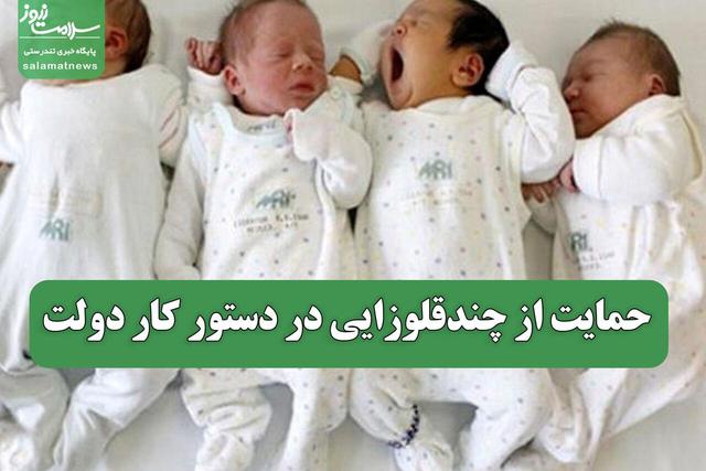 حمایت از چندقلوزایی در دستور کار دولت