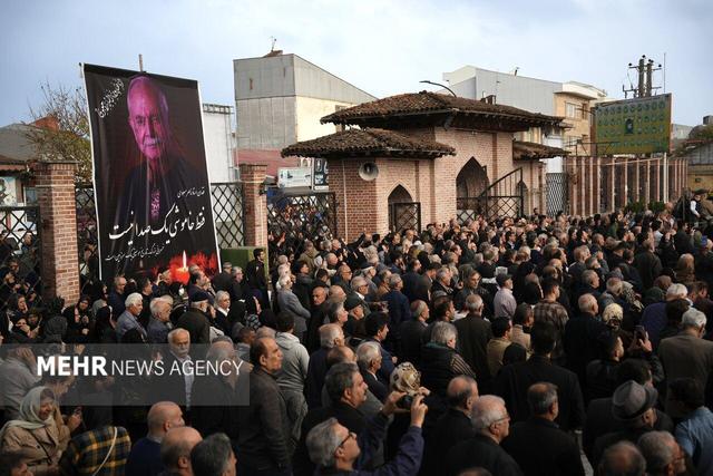 تشییع باشکوه چهره ماندگار موسیقی گیلان در سلیمانداراب رشت