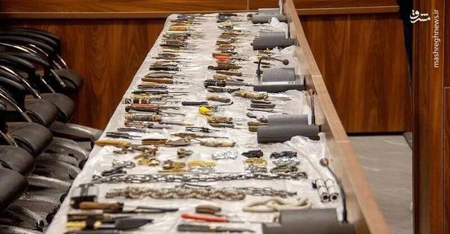 رونمایی از کشفیات گشت های رضویون/ کشف انواع مواد مخدر و سلاح غیرمجاز در تبریز