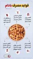 نوراینفو | فواید مصرف بادام