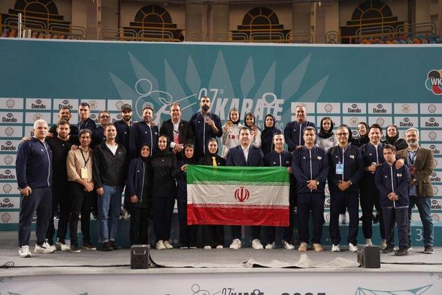 صالح اباذری به مدال نقره جهان رسید/ نایب قهرمانی کاراته ایران با ۳ مدال