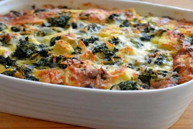 آموزش آشپزی / طرز تهیه گراتن اسفناج؛ غذای شیک و مقوی