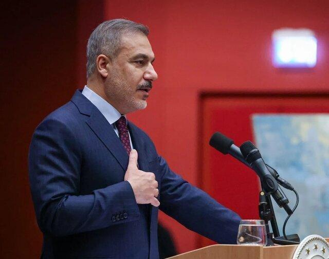 ببینید | استقبال عراقچی از هاکان فیدان وزیر امور خارجه ترکیه