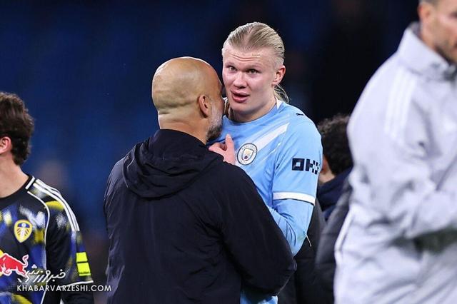 مکالمه بحث‌برانگیز پپ و هالند سوژه شد؛ ارلینگ مثل فودن نیست! +عکس