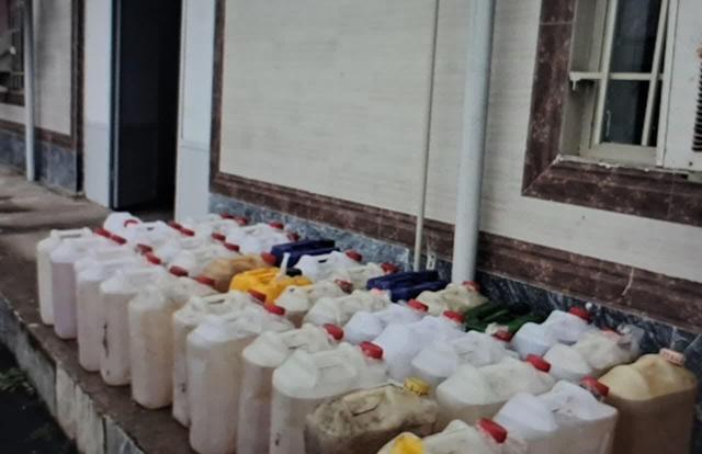 کشف ۱۱۶ هزار لیتر سوخت قاچاق در مرز باشماق