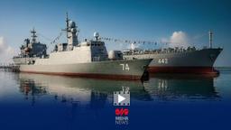 تصاویری از الحاق ناو سهند و ناوبندر کردستان به نیروی دریایی ارتش