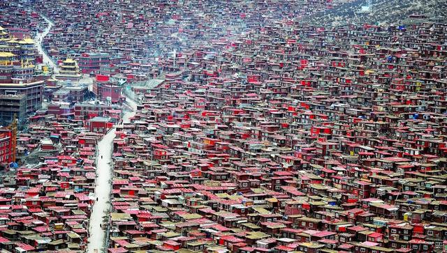 بزرگترین اقامتگاه بودایی جهان(عکس)