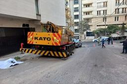 حادثه مرگبار برای جرثقیل در خیابان شریعتی تهران