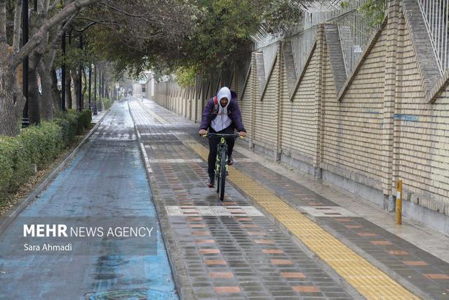 بارش‌های پراکنده باران در استان تهران آغاز شد